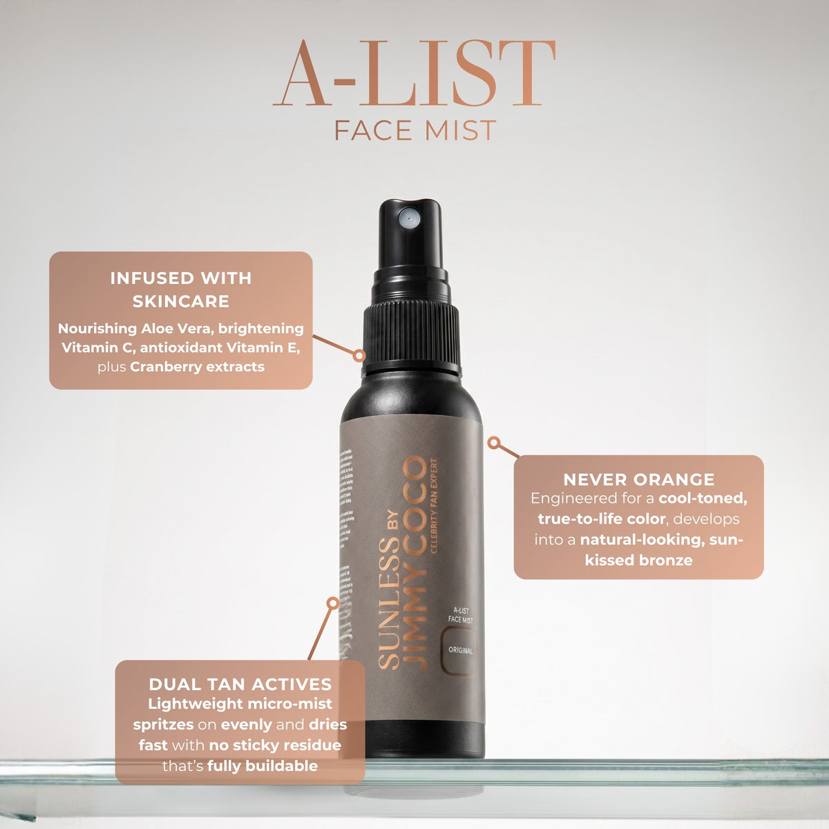 The A-List Face Tanning Mist Duo