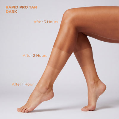 NEW- EXPRESS RAPID DARK - PROFESSIONAL SPRAY TAN SOLUTION — 1L