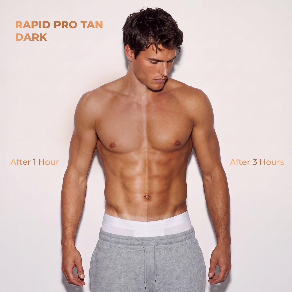 NEW- EXPRESS RAPID DARK - PROFESSIONAL SPRAY TAN SOLUTION — 1L
