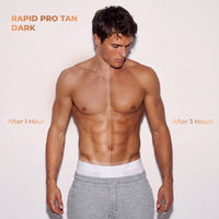 NEW- EXPRESS RAPID DARK - PROFESSIONAL SPRAY TAN SOLUTION — 1L