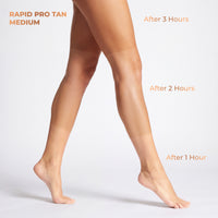 NEW - EXPRESS RAPID TAN MEDIUM-  PROFESSIONAL SPRAY TAN SOLUTION — 1L